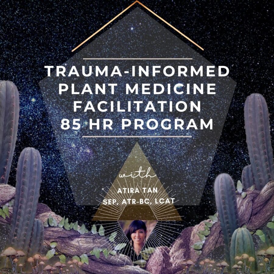 trauma-informed plant medicine facilitator training banner